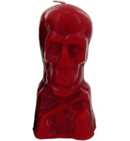 Cndl Skull Red 5"